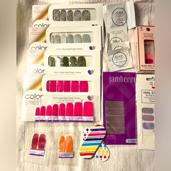 Color Street, Jamberry and other assorted nail wraps - Picture 1 of 15